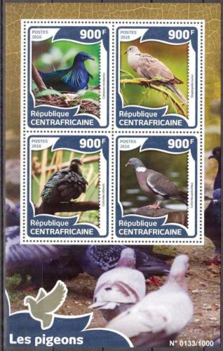 Poštové známky SAR 2016 Holubi Mi# 5995-98 Kat 16€