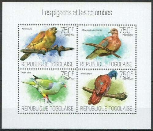 Poštové známky Togo 2013 Holubi Mi# 5316-19 Kat 12€