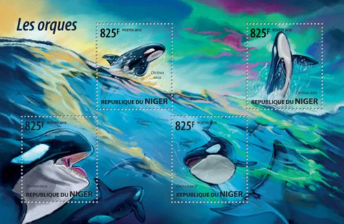 Poštové známky Niger 2015 Kosatky Mi# 3510-13 Kat 13€