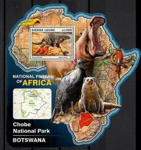 Poštová známka Sierra Leone 2016 NP Chobe, Botswana Mi# Block 977 Kat 11€