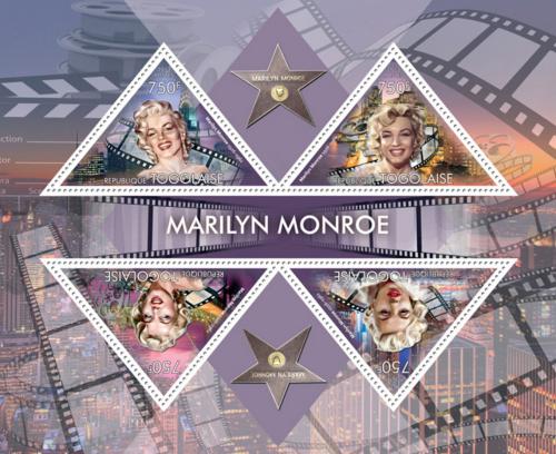 Poštové známky Togo 2006 Marilyn Monroe Mi# Block 570 Kat 16€