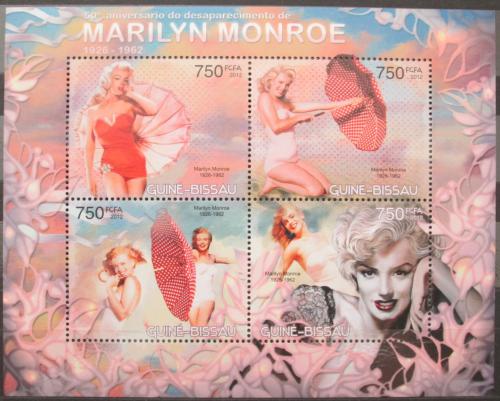 Poštové známky Guinea- Bissau 2012 Marilyn Monroe Mi# 6207-10 Kat 12€