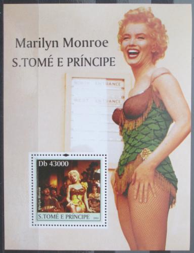 Poštová známka Svätý Tomáš 2004 Marilyn Monroe Mi# Block 518 Kat 13€