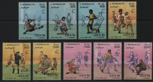 Poštové známky Somálsko 1994 MS ve futbale TOP SET Mi# 511-19 Kat 26€