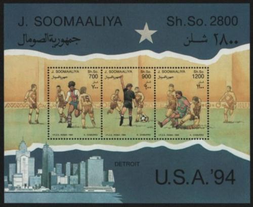 Poštová známka Somálsko 1994 MS ve futbale Mi# Block 31 Kat 8.50€