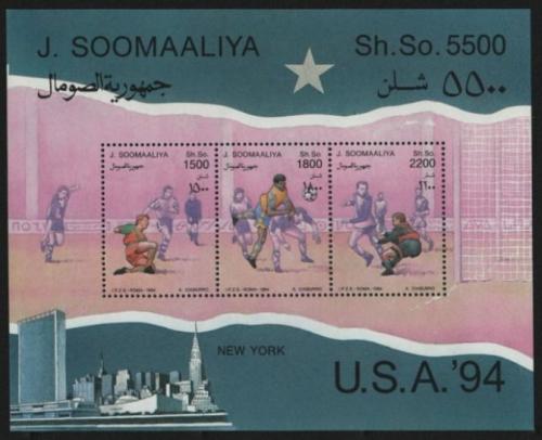 Poštové známky Somálsko 1994 MS ve futbale Mi# Block 32 Kat 16€