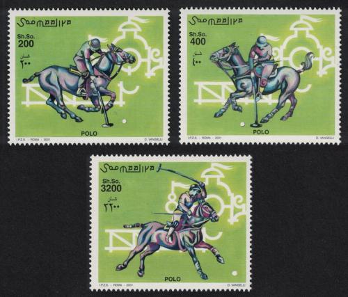 Poštové známky Somálsko 2001 Pólo Mi# 920-22 Kat 16€