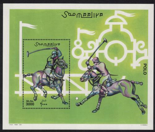 Poštová známka Somálsko 2001 Pólo Mi# Block 85 Kat 13€