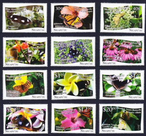 Poštové známky Tonga Niuafo´ou 2013 Motýle TOP SET Mi# 515-26 Kat 55€