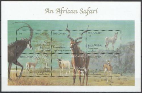 Potov znmky Gambia 2000 Africk fauna Mi# 3515-20