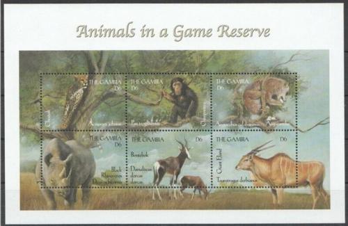 Potov znmky Gambia 2000 Africk fauna Mi# 3521-26