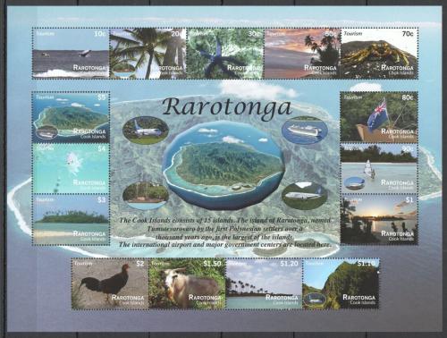 Poštové známky Cookove o., Rarotonga 2011 Pohledy z ostrova Mi# 28-42 Kat 41€