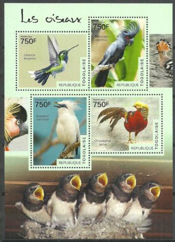 Poštové známky Togo 2014 Vtáci Mi# 6121-24 Kat 12€