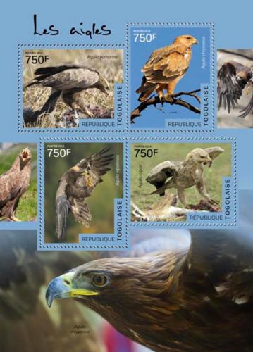 Poštové známky Togo 2014 Orli Mi# 6126-29 Kat 12€
