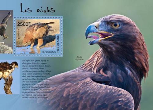 Poštová známka Togo 2014 Orli Mi# Block 1046 Kat 10€