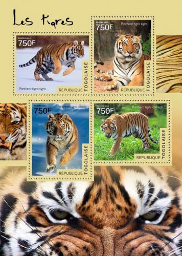 Poštové známky Togo 2014 Tygøi Mi# 6156-59 Kat 12€