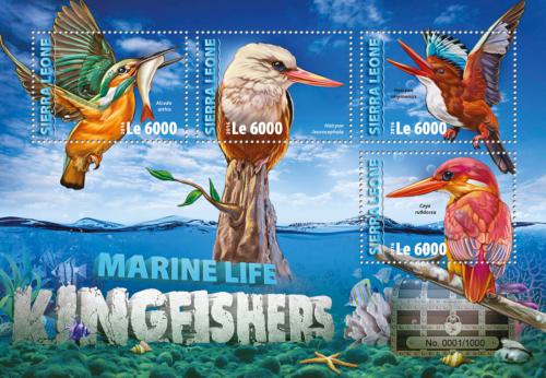 Poštové známky Sierra Leone 2016 Ledòáèci Mi# 7063-66 Kat 11€