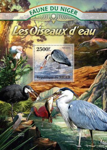 Poštová známka Niger 2013 Vodní ptáci Mi# Block 152 Kat 10€