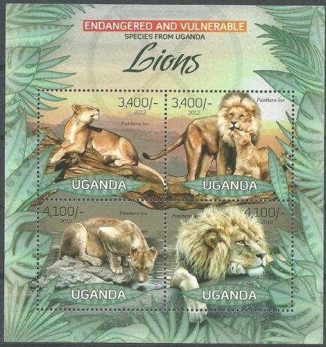 Poštové známky Uganda 2012 Levy Mi# 2979-82 Kat 13€