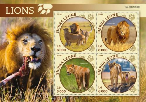 Poštové známky Sierra Leone 2016 Levy Mi# 6903-06 Kat 11€