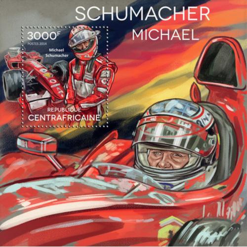 Potov znmka SAR 2014 Formule 1, Michael Schumacher Mi# Block 1260 Kat 14 - zvi obrzok