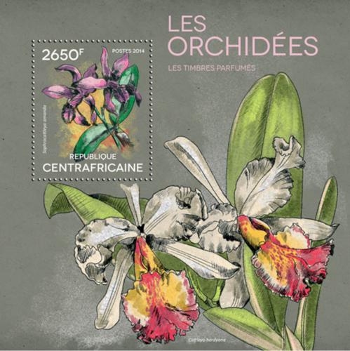 Poštová známka SAR 2014 Orchideje Mi# Block 1161 Kat 12€