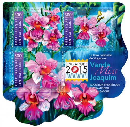Poštové známky SAR 2015 Orchideje Mi# 5248-50