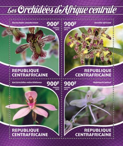 Poštové známky SAR 2015 Orchideje Mi# 5400-03 Kat 16€