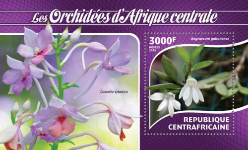 Poštová známka SAR 2015 Orchideje Mi# Block 1297 Kat 14€
