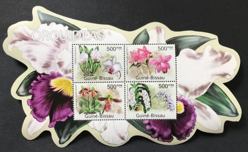 Poštové známky Guinea-Bissau 2011 Orchideje Mi# 5542-45