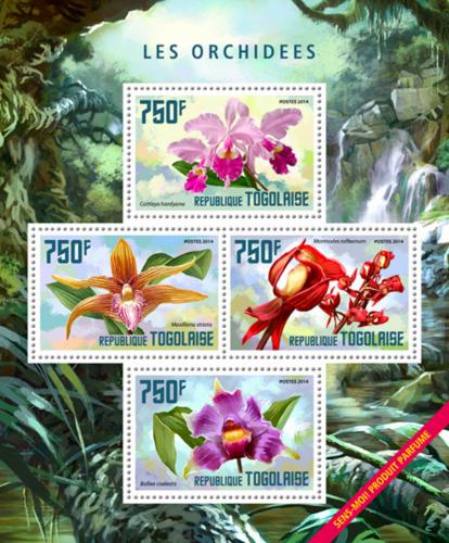 Poštové známky Togo 2014 Orchideje Mi# 5991-94 Kat 12€