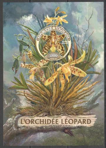 Poštová známka Togo 2016 Orchideje Mi# Block 1351 Kat 12€