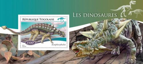Poštová známka Togo 2014 Dinosaury Mi# Block 1099 Kat 10€
