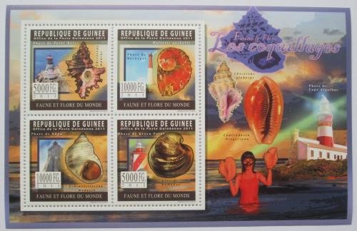 Poštové známky Guinea 2008 Mušle a majáky Mi# 5485-90 Kat 12€