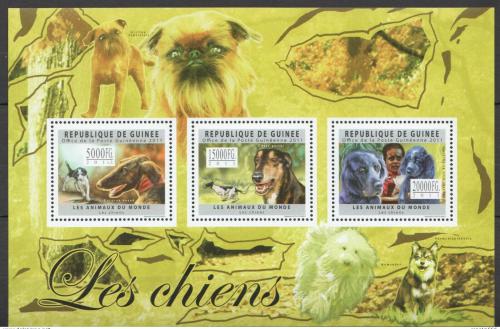 Poštové známky Guinea 2011 Psy Mi# 8909-11 Kat 16€