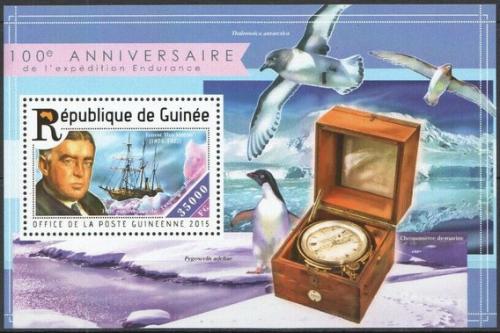 Poštová známka Guinea 2015 Plachetnice Mi# Block 2516 Kat 14€