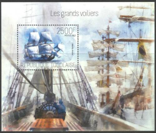 Poštová známka Togo 2013 Plachetnice Mi# Block 891 Kat 10€ 