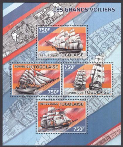 Poštové známky Togo 2014 Plachetnice Mi# 6041-44 Kat 12€