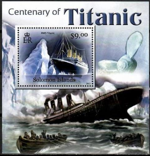 Poštová známka Šalamúnove ostrovy 2012 Titanic Mi# 1521 Block