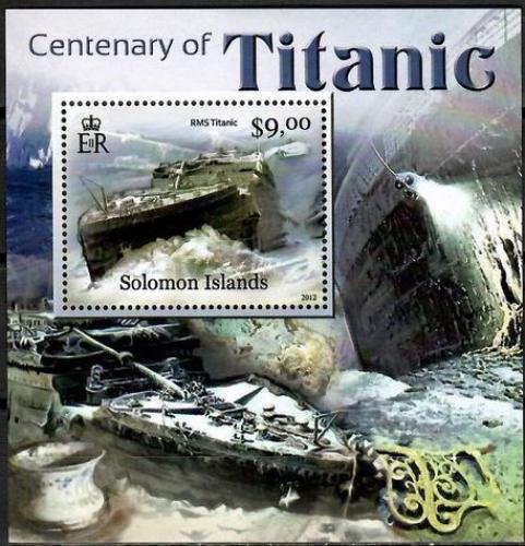 Poštová známka Šalamúnove ostrovy 2012 Titanic Mi# 1523 Block