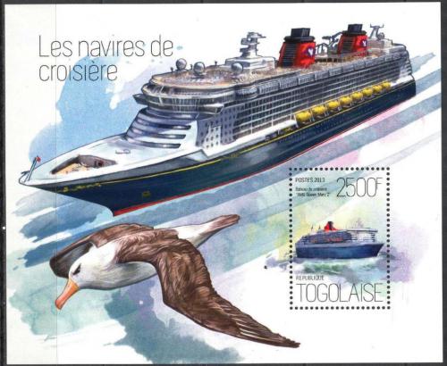 Poštová známka Togo 2013 Výletní lode Mi# Block 909 Kat 10€