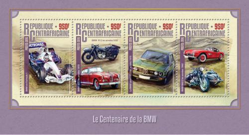 Poštové známky SAR 2016 Motocykle a automobily BMW Mi# 6120-23 Kat 14€