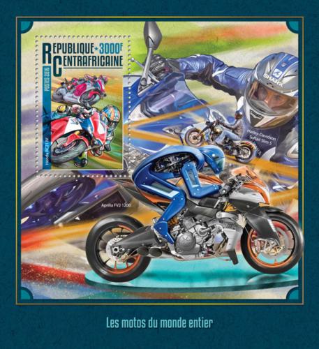 Poštová známka SAR 2016 Motocykle Mi# Block 1453 Kat 14€
