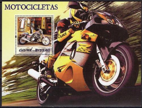 Poštová známka Guinea-Bissau 2005 Motocykle Mi# Block 514 Kat 14€