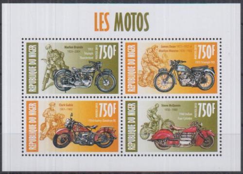 Poštové známky Niger 2013 Motocykle Mi# 2313-16 Kat 12€