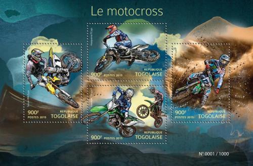 Poštové známky Togo 2015 Motocross Mi# 6907-10 Kat 14€