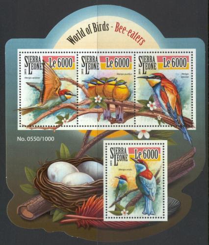 Poštové známky Sierra Leone 2015 Vlhy Mi# 6524-27 Kat 11€