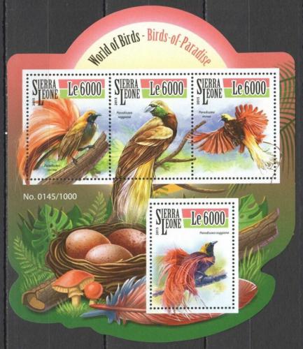 Poštové známky Sierra Leone 2015 Rajky Mi# 6544-47 Kat 11€