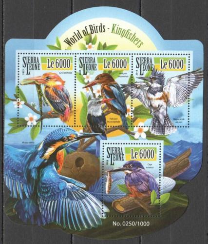 Poštové známky Sierra Leone 2015 Ledòáèci Mi# 6520-23 Kat 11€