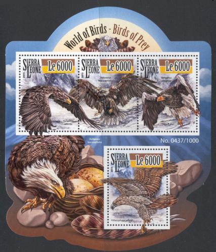 Poštové známky Sierra Leone 2015 Dravci Mi# 6580-83 Kat 11€